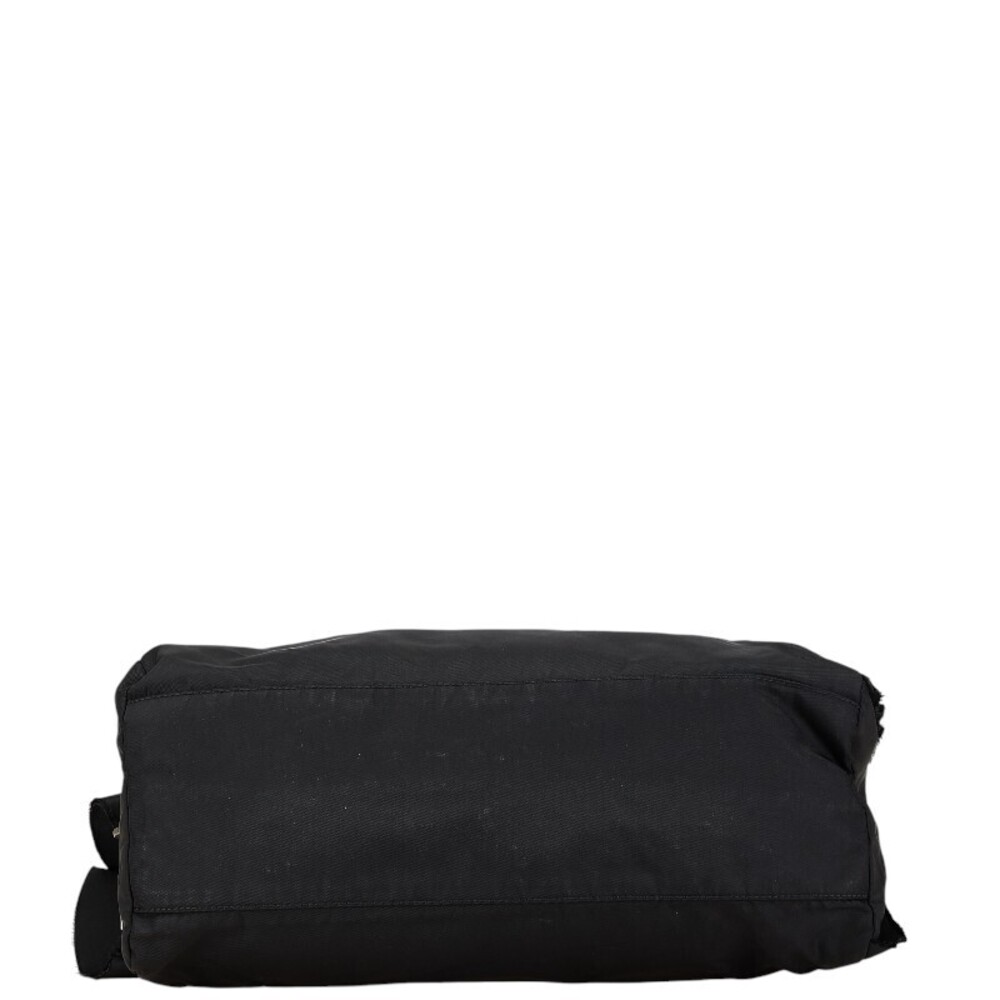 Prada bag ruffle nylon handles Bauletto black Tessuto leather - Picture 3 of 9